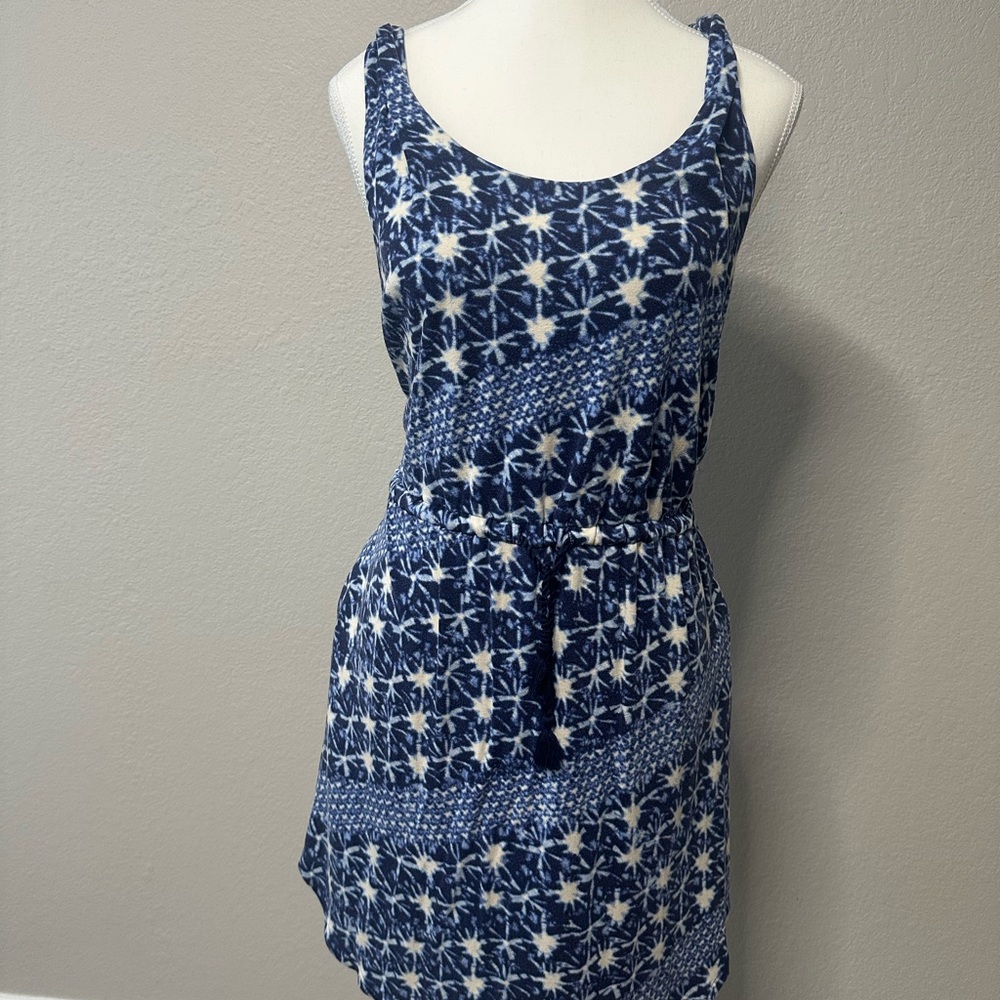 Lucky Brand Blue and White Mini Sundress